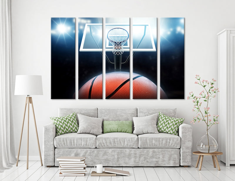 Basketball Art Canvas Print #4150