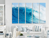 Blue Wave Canvas Print #7146