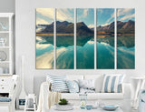 Turquoise Lake Canvas Print #7069