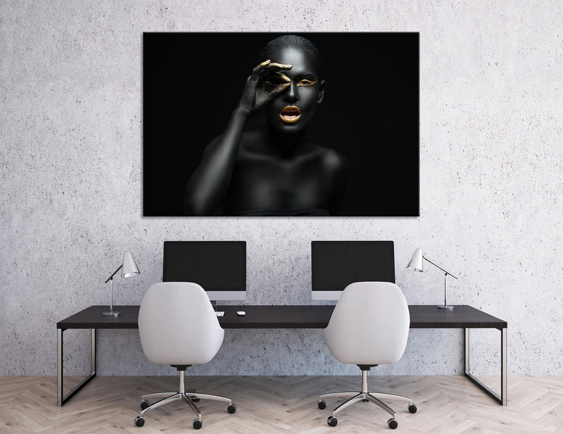 Black Gold Canvas Print #2506