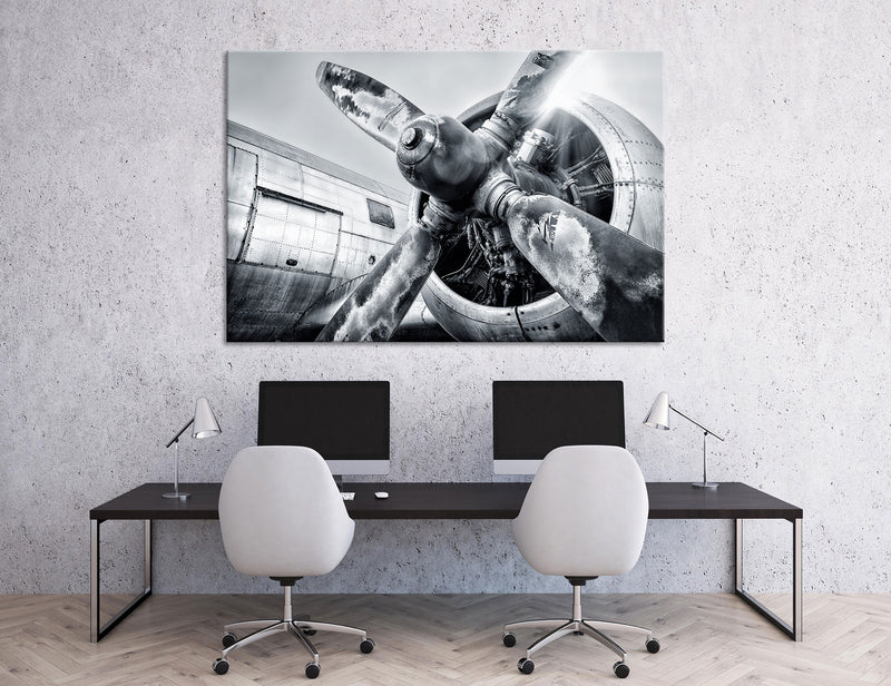 Gray Modern Canvas Print #3798