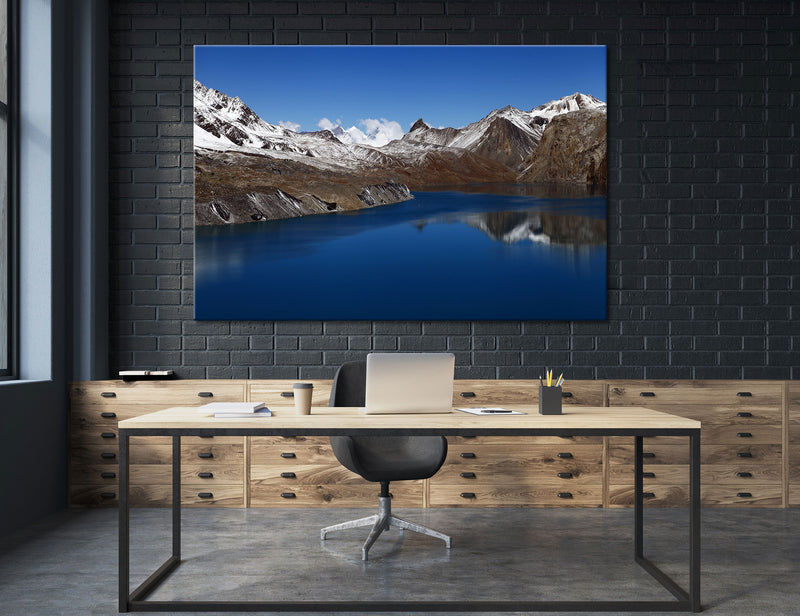 Mountain Lake Canvas Print #7117