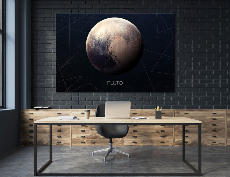 Pluto Canvas Print #6011
