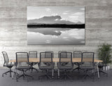 Lake BW Canvas Print #7066