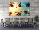 Tops of Palms Canvas Print #7106