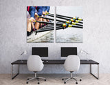 Rowing Art Canvas Print #4178