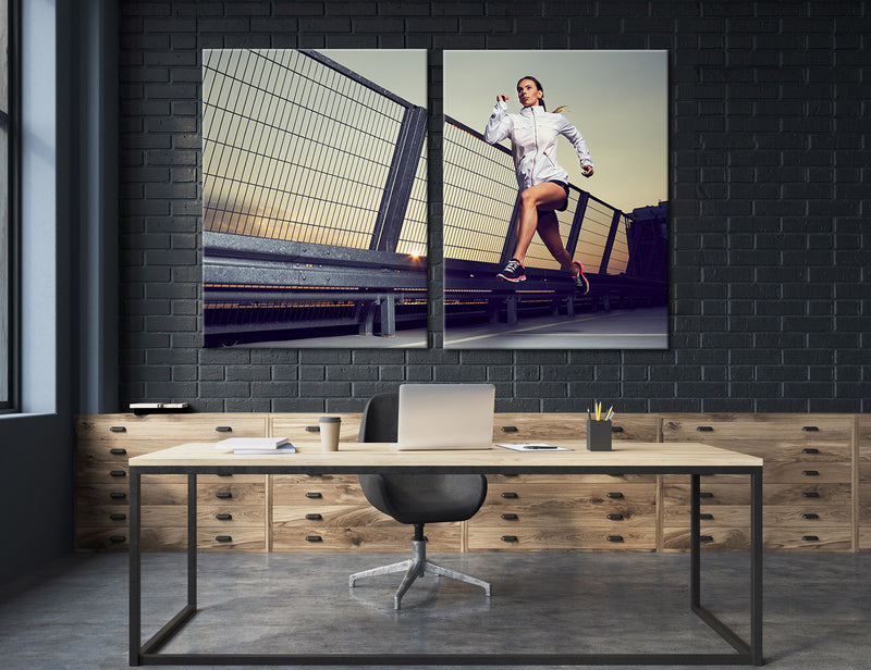 Runner Canvas Print #4170