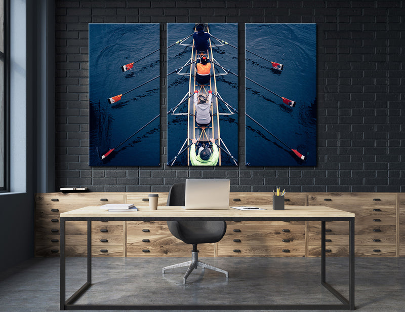 Kayaking Canvas Print #4154