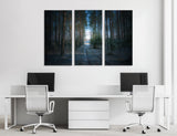 Forest Road Canvas Print #7083