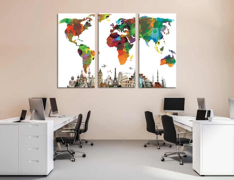 Map Traveler Canvas Print #5029