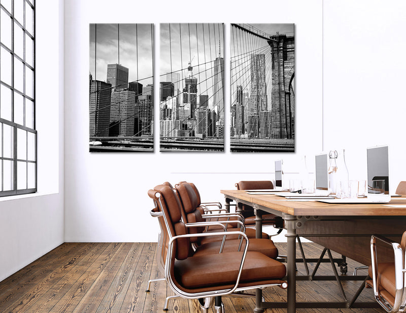 Black and White New York Canvas Print #9198