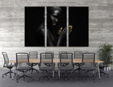 Black Art Canvas Print #2503