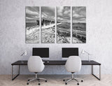 Old Pier Canvas Print #7086