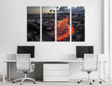 Magma Canvas Print #7067