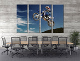 Motorcycle Racer Canvas Print #4190