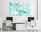 Turquoise Marble Canvas Print #1047