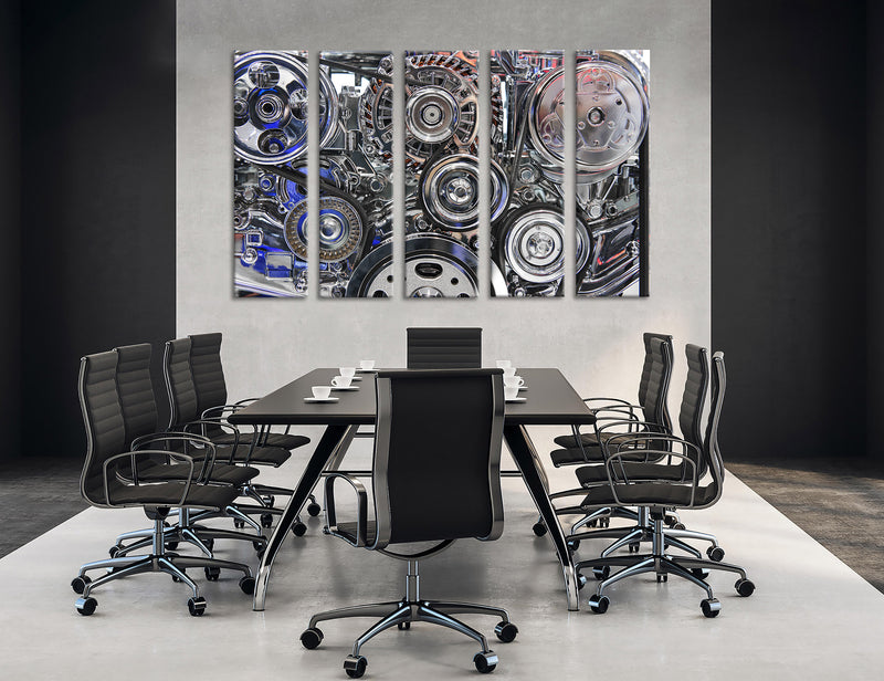 Gears Decor Canvas Print #3794