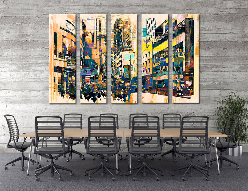 Street Abstract Canvas Print #1136