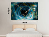 Turquoise Decor Canvas Print #1096