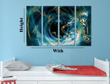 Turquoise Decor Canvas Print #1096