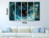 Turquoise Decor Canvas Print #1096